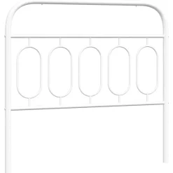 Vidaxl Tête de lit de remplacement métal blanc 100 cm Sale