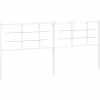 Vidaxl Tête de lit de remplacement métal blanc 193 cm Clearance