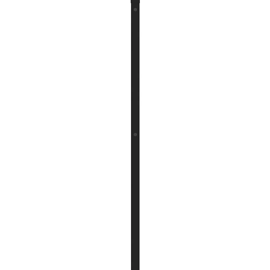 Vidaxl Tête de lit de remplacement métal noir 150 cm