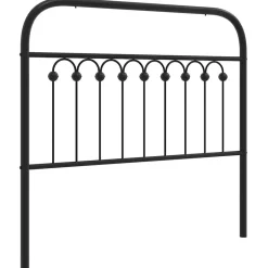 Vidaxl Tête de lit de remplacement métal noir 100 cm Outlet
