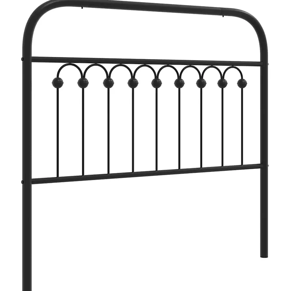 Vidaxl Tête de lit de remplacement métal noir 100 cm Outlet