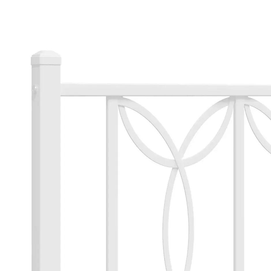 Vidaxl Tête de lit de remplacement métal blanc 180 cm Discount