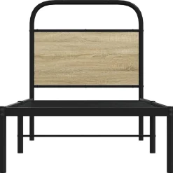 Vidaxl Tête de lit de remplacement chêne sonoma 75 cm acier et bois d'ingénierie