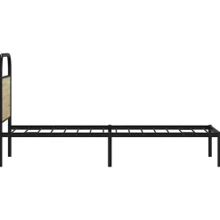 Vidaxl Tête de lit de remplacement chêne sonoma 75 cm acier et bois d'ingénierie