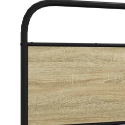 Vidaxl Tête de lit de remplacement chêne sonoma 75 cm acier et bois d'ingénierie