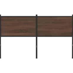 Vidaxl Tête de lit de remplacement chêne marron 150 cm bois d'ingénierie et acier Best