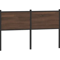 Vidaxl Tête de lit de remplacement chêne marron 150 cm bois d'ingénierie et acier Best