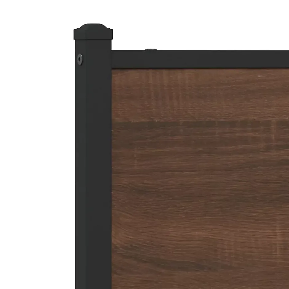 Vidaxl Tête de lit de remplacement chêne marron 150 cm bois d'ingénierie et acier Best