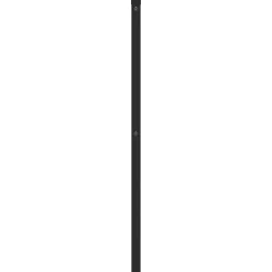 Vidaxl Tête de lit de remplacement métal noir 107 cm
