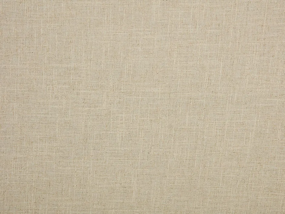 Vente-unique Tête de lit déhoussable 150 cm - Coton et lin - Beige et noir - CHESMA Outlet