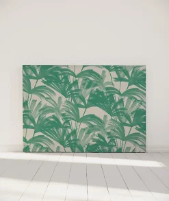 Bellecour Tête de lit déhoussable Anni 160x110 cm Coloris Vert