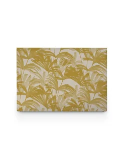 Bellecour Tête de lit déhoussable Anni 160x110 cm Coloris Jaune