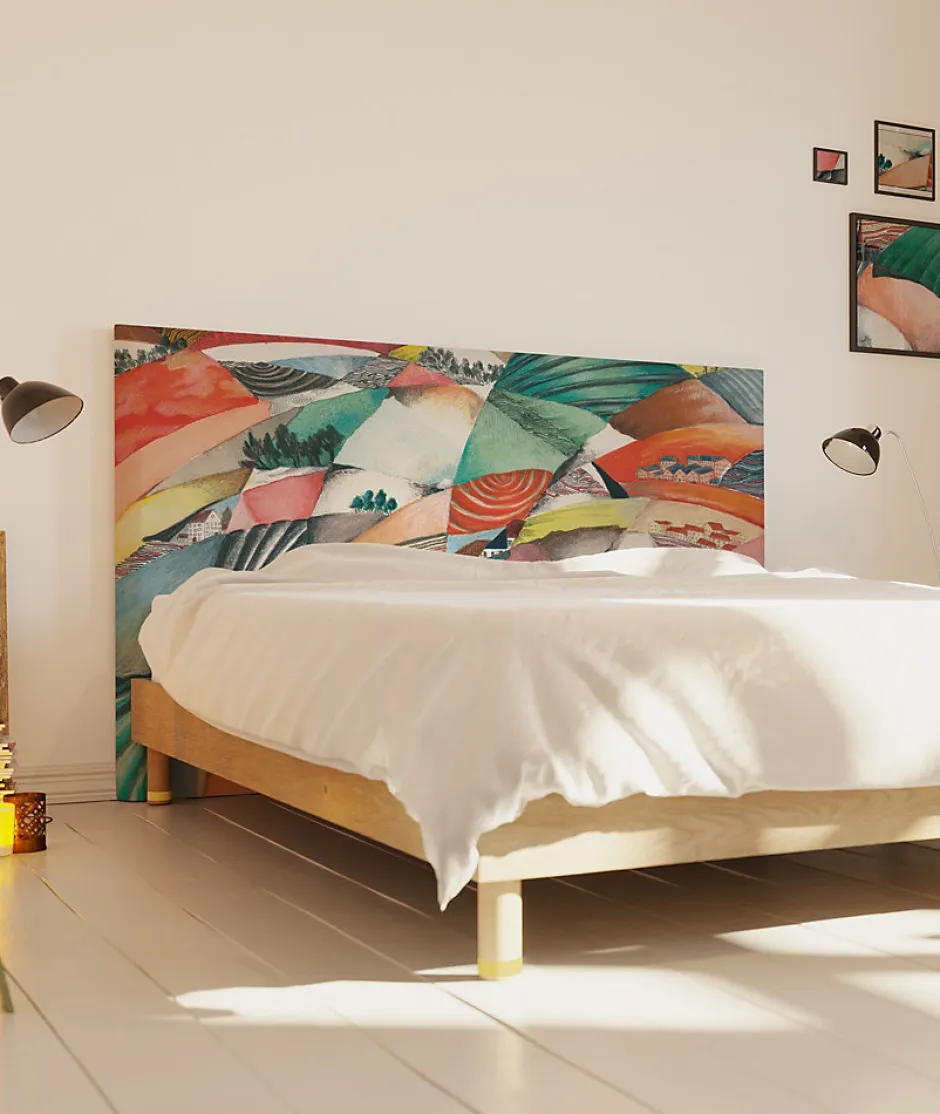 Bellecour Tête de lit déhoussable Arlequin 160x110 cm