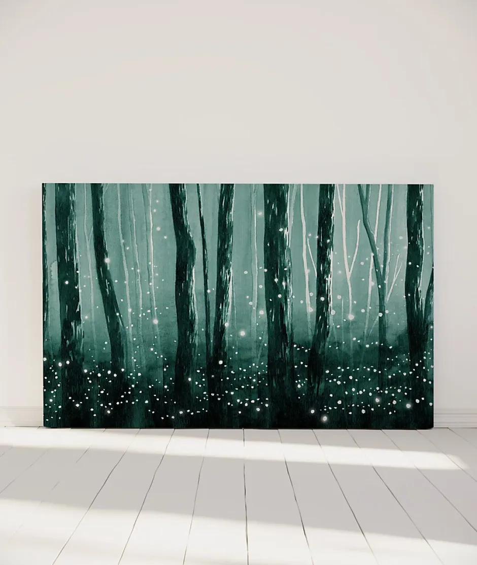 Bellecour Tête de lit déhoussable Lucioles 180x110 cm Coloris Vert Discount