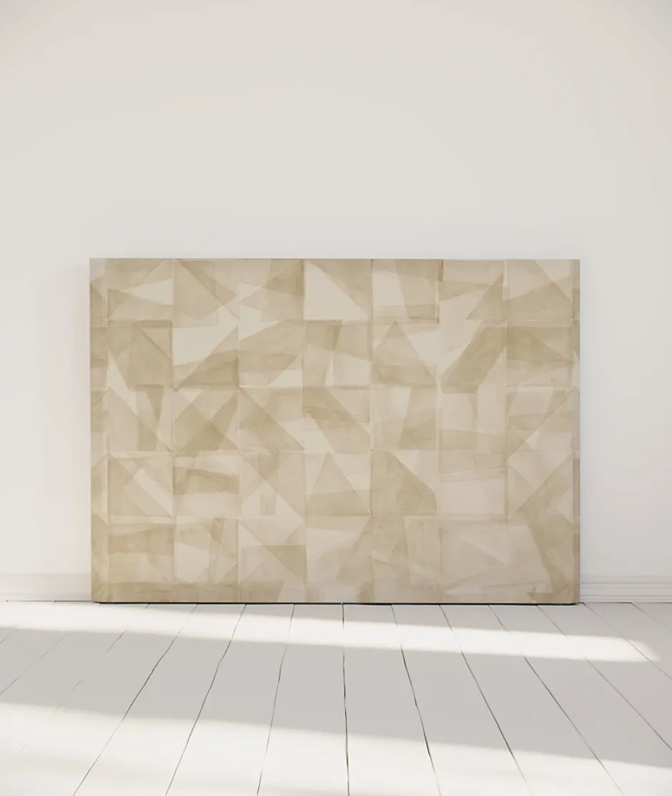 Bellecour Tête de lit déhoussable Mona 160x110 cm Coloris Beige Hot
