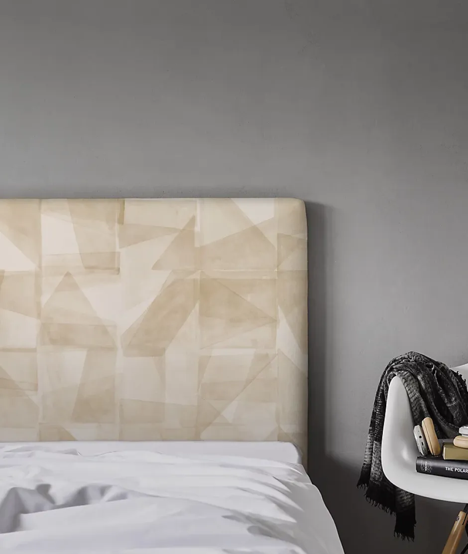 Bellecour Tête de lit déhoussable Mona 160x110 cm Coloris Beige Hot
