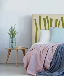 Bellecour Tête de lit déhoussable Palissade 140x110 cm Coloris Vert Online