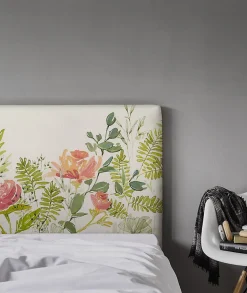 Bellecour Tête de lit déhoussable Roseraie 180x110 cm