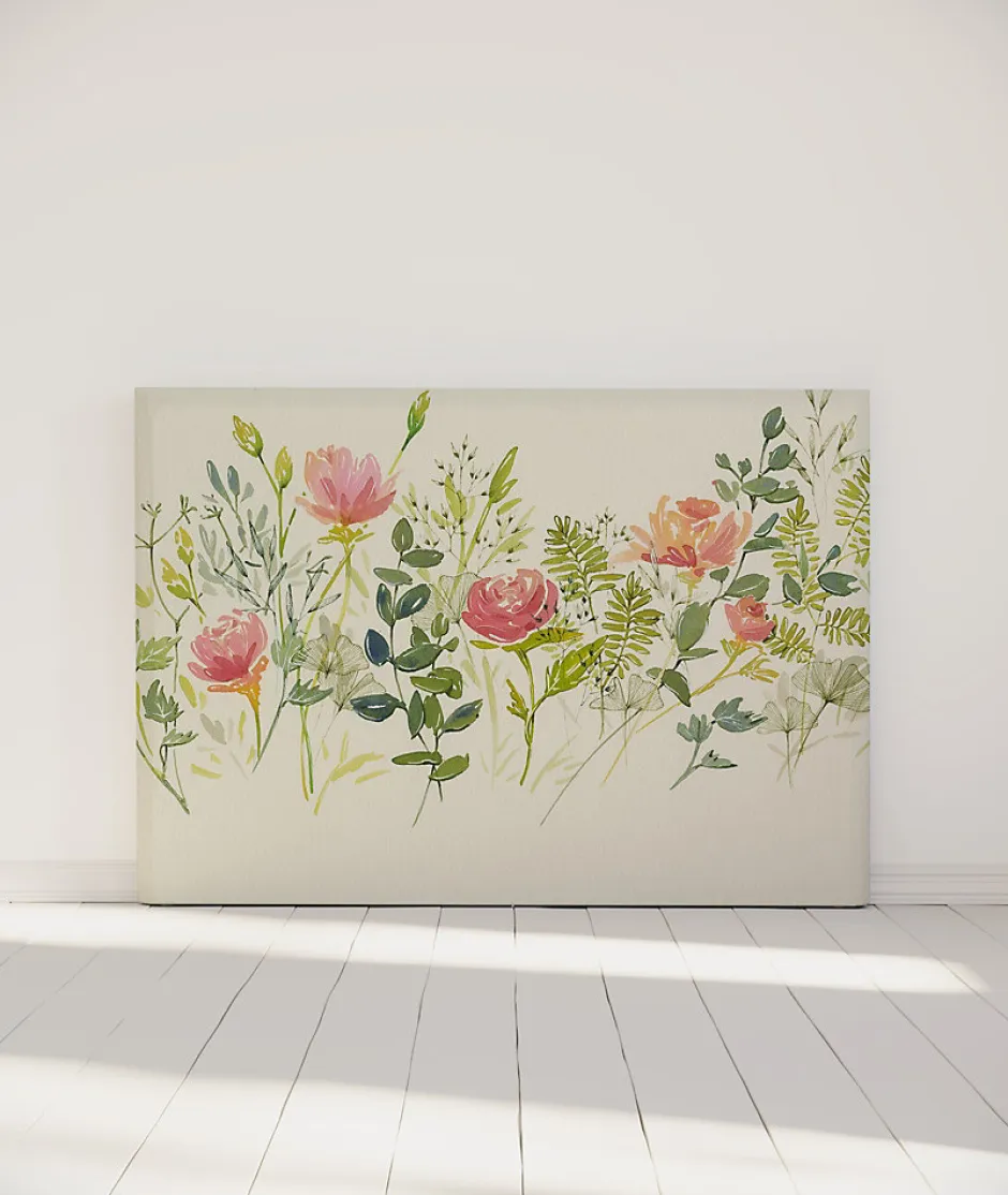 Bellecour Tête de lit déhoussable Roseraie 160x110 cm