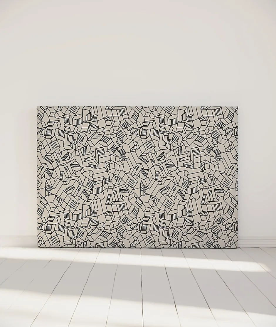 Bellecour Tête de lit déhoussable Simone 160x110 cm Coloris Blanc Hot