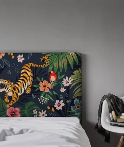 Bellecour Tête de lit déhoussable Tigris Fortis 140x110 cm