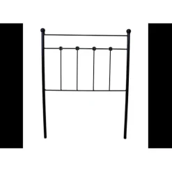 Eccox Tête de lit Ducal Forge pour lit 150 Noir 158x125x4. Matris