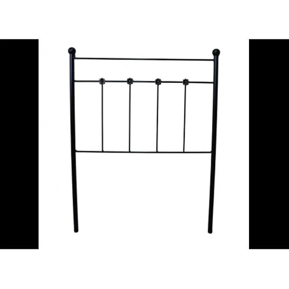 Eccox Tête de lit Ducal Forge pour lit 150 Noir 158x125x4. Matris
