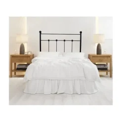 Eccox Tête de lit Ducal Forge pour lit 150 Noir 158x125x4. Matris