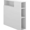 Pegane Tête de lit en bois coloris blanc - Longueur 97 x Profondeur 23,5 x Hauteur 95 cm