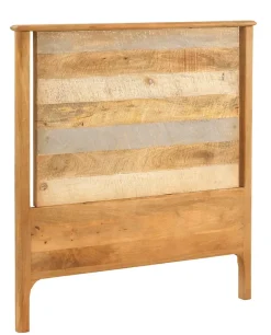 Geese Home Tête de lit en bois de manguier massif 110x120 cm New