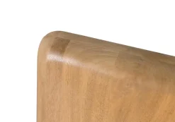 Giner y Colomer SL Tête de lit en bois de manguier avec bords demi-ronds Outlet