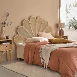 Bois Dessus Bois Dessous Tête de lit en rotin et cannage 160 cm