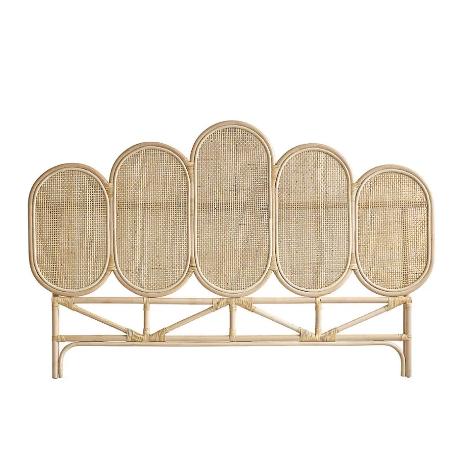 Bois Dessus Bois Dessous Tête de lit en rotin et cannage 160 cm