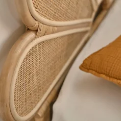 Bois Dessus Bois Dessous Tête de lit en rotin et cannage 90 cm Hot