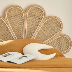 Bois Dessus Bois Dessous Tête de lit en rotin et cannage 90 cm Hot
