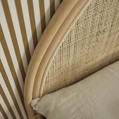 Berah Getah Tête de lit en rotin naturel 140 cm
