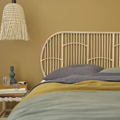 Berah Getah Tête de lit en rotin naturel 160 cm Best