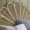 Berah Getah Tête de lit en rotin naturel 180 cm Outlet