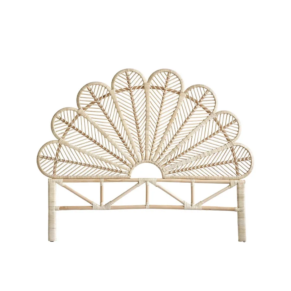 Berah Getah Tête de lit en rotin naturel 140 cm Clearance