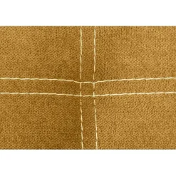 Eccox Tête de lit en tissu jaune Iris 90