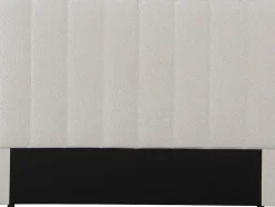 Habitat Et Jardin Tête de lit en tissu texturé "Val Thorens" Beige 160 cm
