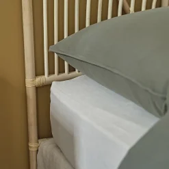 Berah Getah Tête de lit enfant arrondie en rotin 90 cm Sale