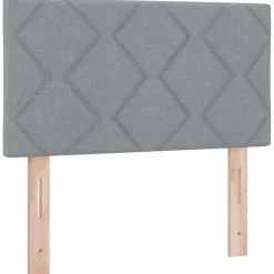 Vidaxl Tête de lit Gris clair 80 cm tissu Discount