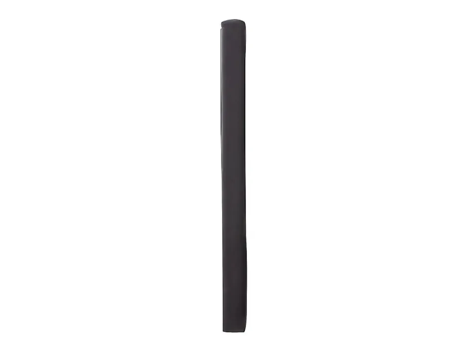Vente-unique Tête de lit JENNA - 160 cm - Velours - Gris foncé Outlet