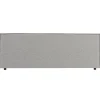 Idimex Tête de lit KLAO 160 sur pieds, en tissu - Gris