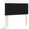 Vidaxl Tête de lit LED Blanc 100 cm Cuir synthétique Outlet