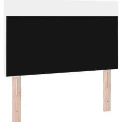 Vidaxl Tête de lit LED Blanc 100 cm Cuir synthétique Outlet