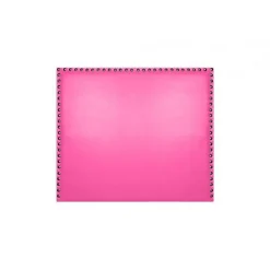 Eccox Tête de lit Lily en similicuir rose 90