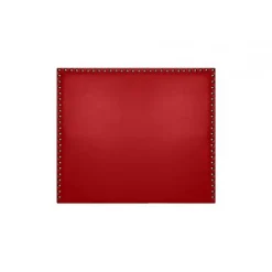 Eccox Tête de lit Lily en similicuir rouge 90