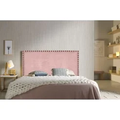 Eccox Tête de lit Lily en tissu saumon 115 New